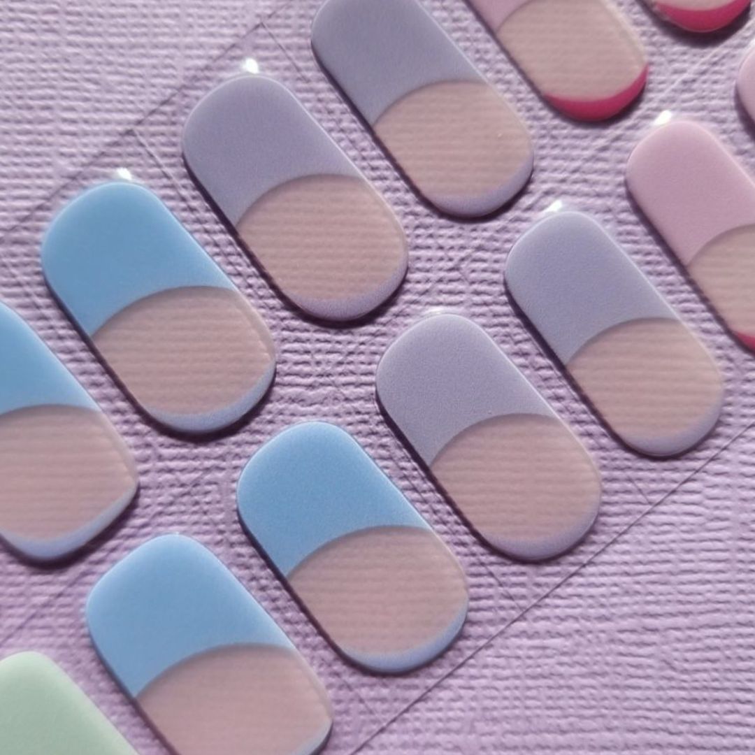 French Tip Collection - UV Gel Nail Stickers
