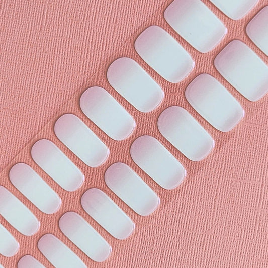 UV Gel Nail Stickers Set - Pink Gradient