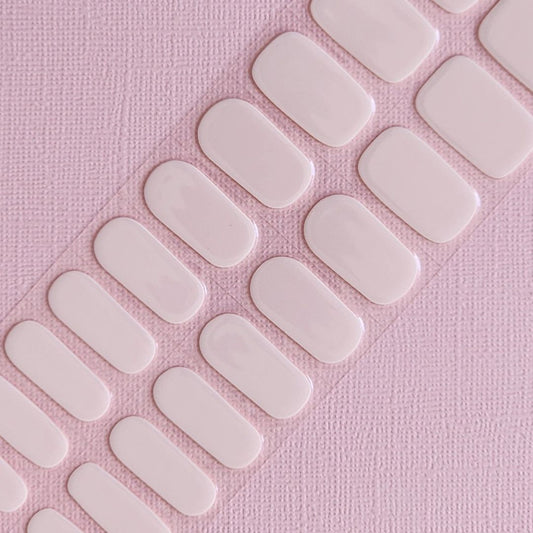 UV Gel Nail Stickers Set - Light Pink