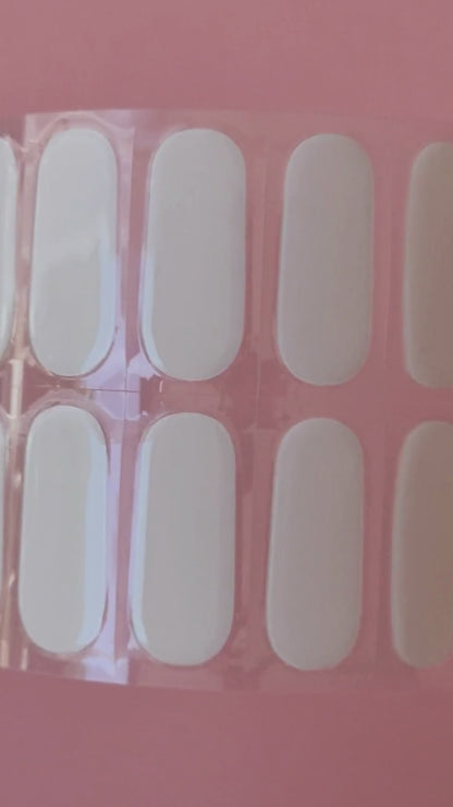 UV Gel Nail Stickers Set - Light Pink